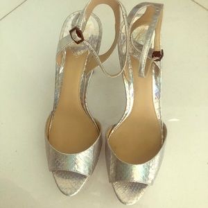 Brian Atwood Sexy Silver Heels